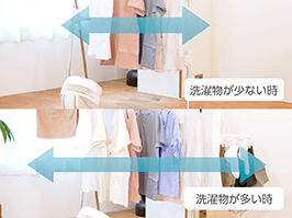 1_4-57 イメージ:便利なピタッと首振り