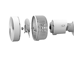 Máy quạt treo tường mới KCF-1557/W