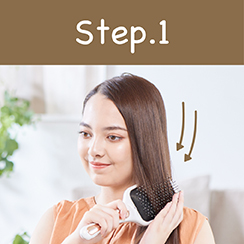 Hình ảnh: 1. Chải tóc