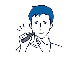 Hình ảnh: Dễ dàng cạo sâu với cơ chế dao cạo hai chiều