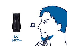 Hình ảnh: Tạo hình râu theo ý muốn với máy cắt râu